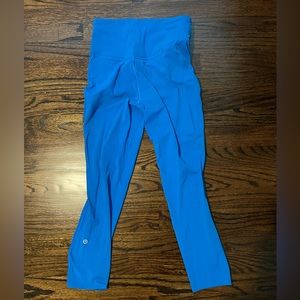 Blue Lululemon leggings - have matching top as well